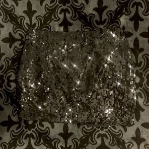 Sequined Mini Skirt
